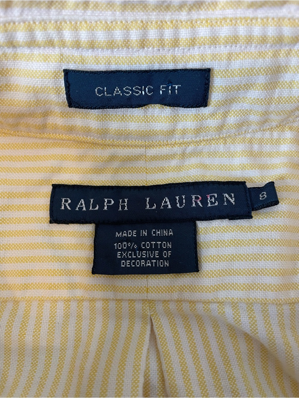 COTTON :: Classic Fit button-down striped - Ralph Lauren - Picture 5 of 6